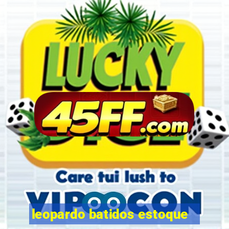leopardo batidos estoque